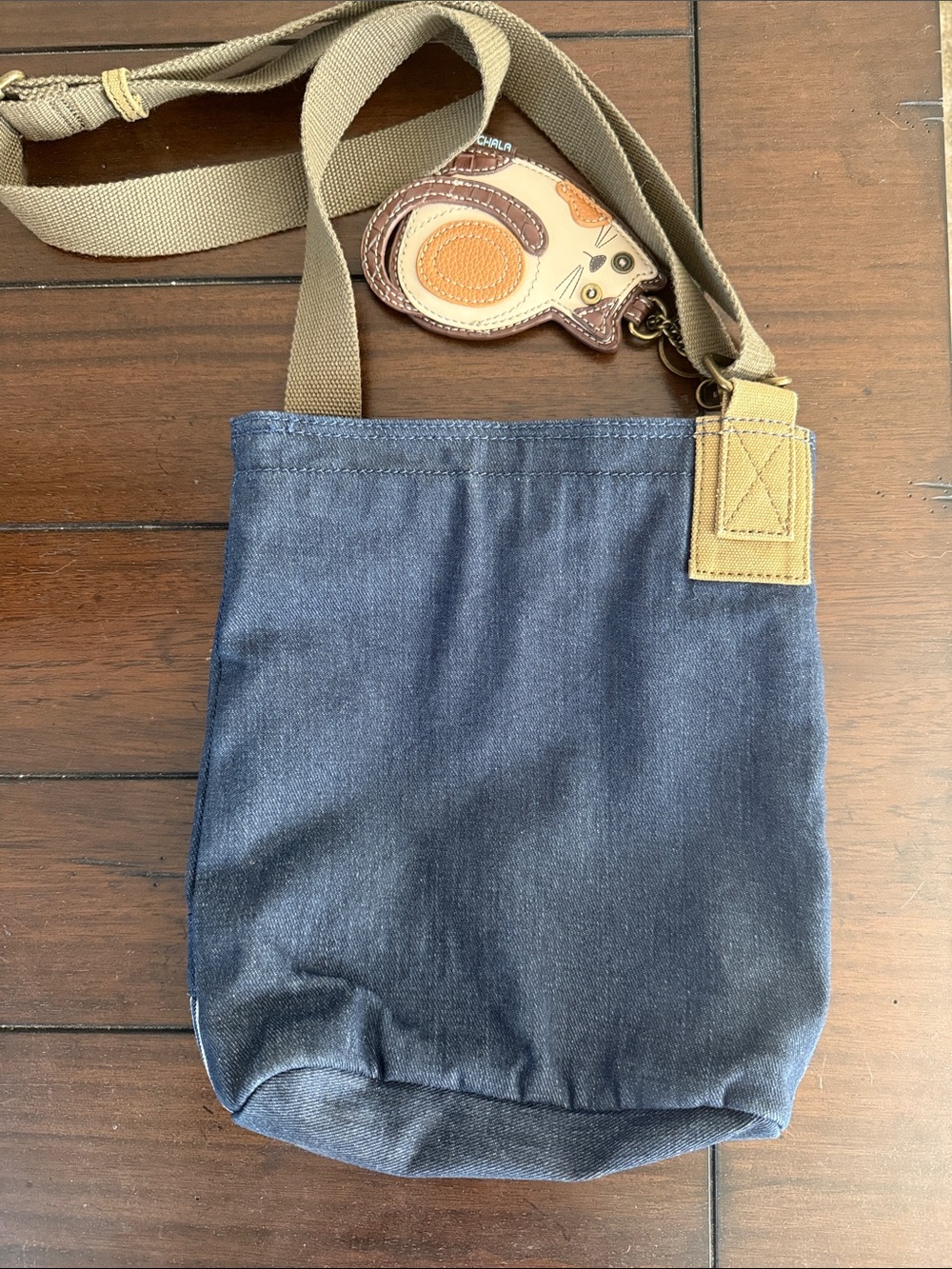 Chala Purse Demin Canvas Bag - Picture 2 of 4